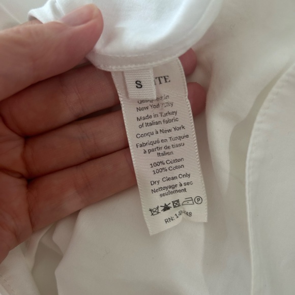 KHAITE Connie Puff-sleeve Cotton Blouse - Picture 7 of 7